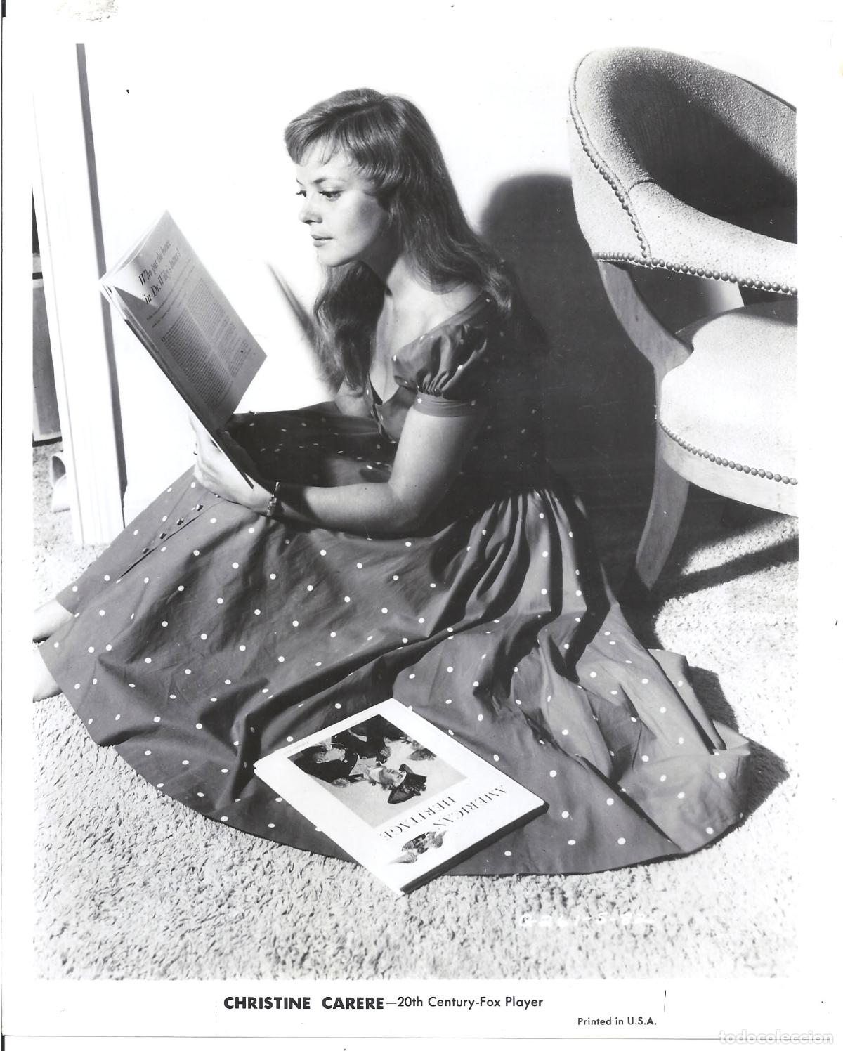 Cine: F35875 CHRISTINE CARERE FOTO ORIGINAL B/N AMERICANA