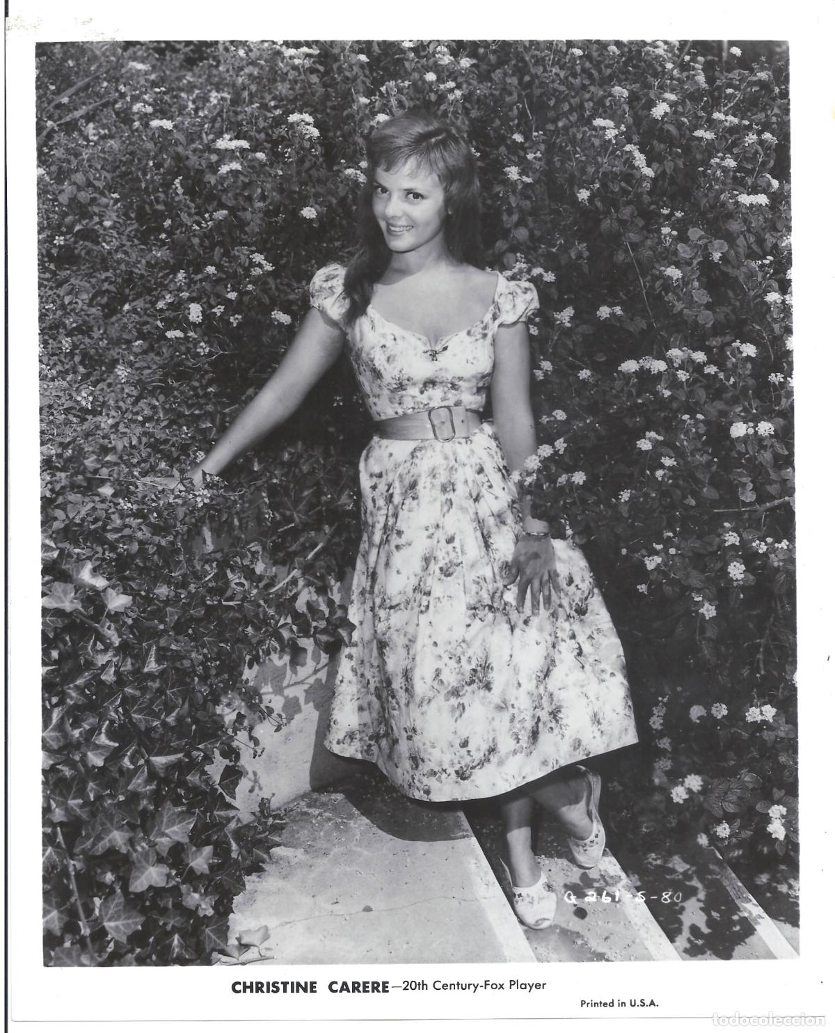 Cine: F35876 CHRISTINE CARERE FOTO ORIGINAL B/N AMERICANA