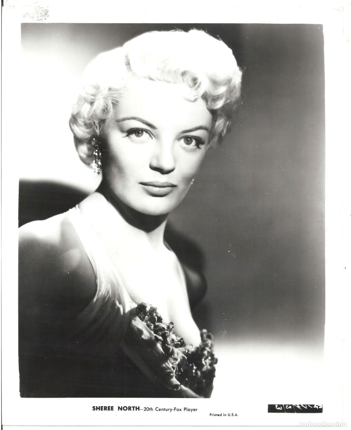 Kino: F35885 SHEREE NORTH FOTO B/N ORIGINAL AMERICANA