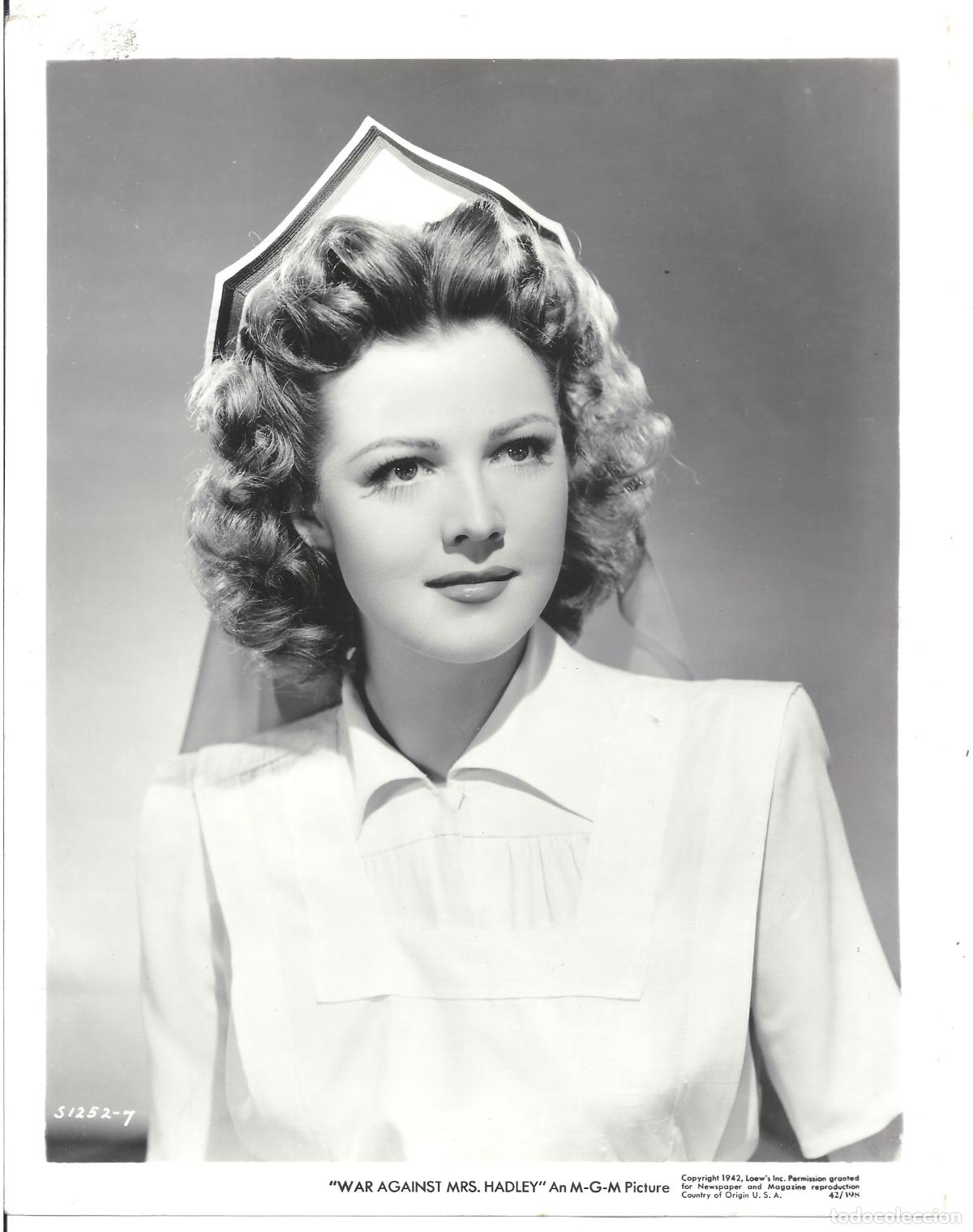 Kino: F35886 JEAN ROGERS THE WAR AGAINST MRS HADLEY FOTO B/N ORIGINAL AMERICANA