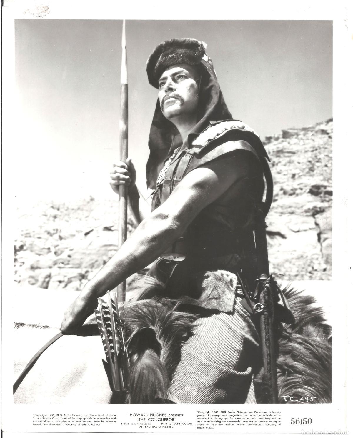 Cine: F35916 PEDRO ARMENDARIZ EL CONQUISTADOR DE MONGOLIA FOTO B/N ORIGINAL AMERICANA