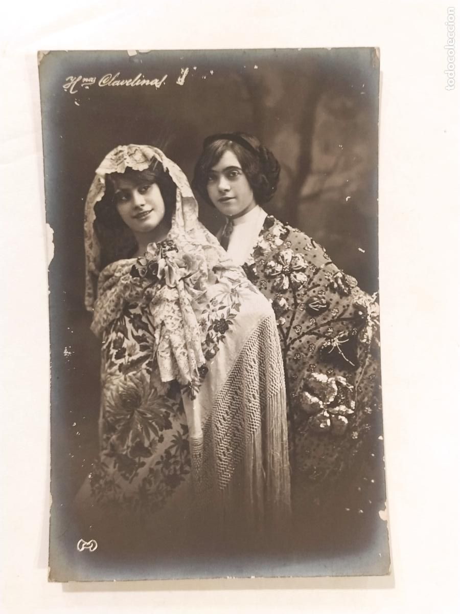 Cin&eacute;ma: HERMANAS CLAVELINAS - FOTOGRAFICA - POSTAL ANTIGUA -(114.298)