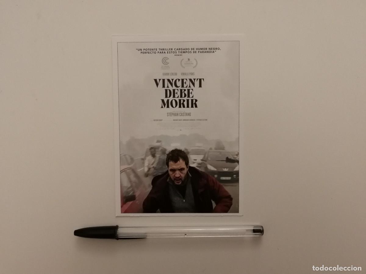 Kino: FICHA COLECCIONABLE -10*15- VINCENT DEBE MORIR