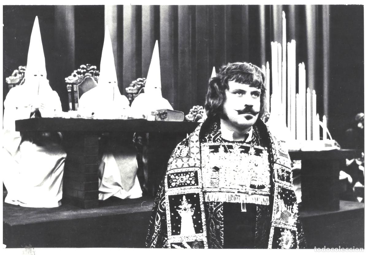 Kino: F35934 OLIVER REED LOS DEMONIOS KEN RUSSELL FOTO ORIGINAL B/N ESPA&Ntilde;OLA