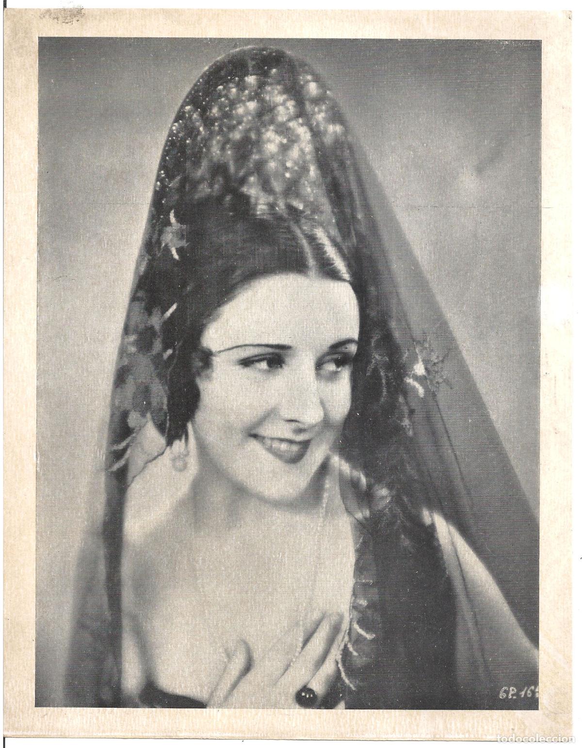 Kino: F35939 IMPERIO ARGENTINA FOTO LAMINA ORIGINAL B/N ESPA&Ntilde;OLA