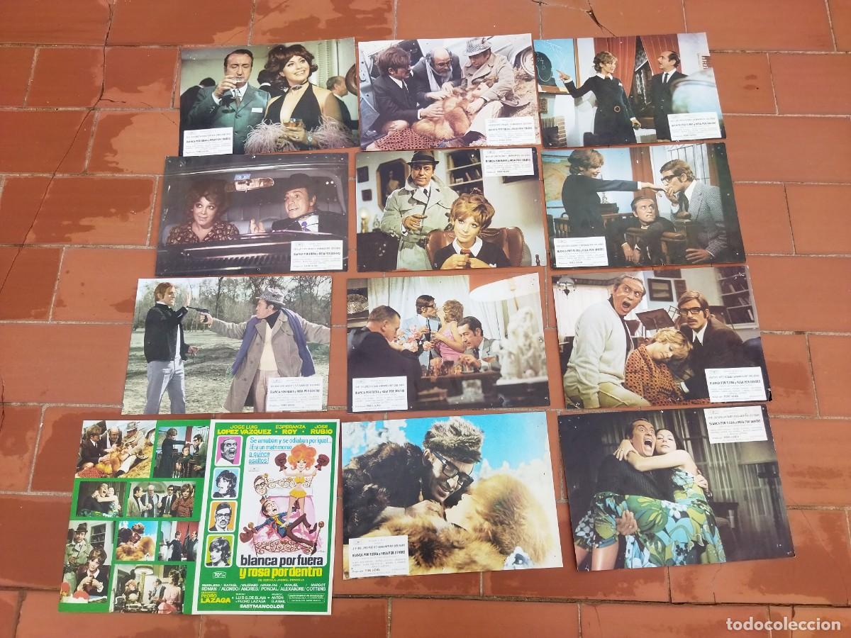 Cinema: fotocromos 11 +guia doble BLANCA POR FUERA Y ROSA POR DENTRO jose luis vazquez pedro lazaga