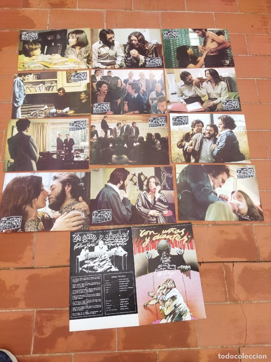 Cinema: fotocromos 12+ guia con 8 paginas set completo CON U&Ntilde;AS Y DIENTES paulino viota alicia sanchez