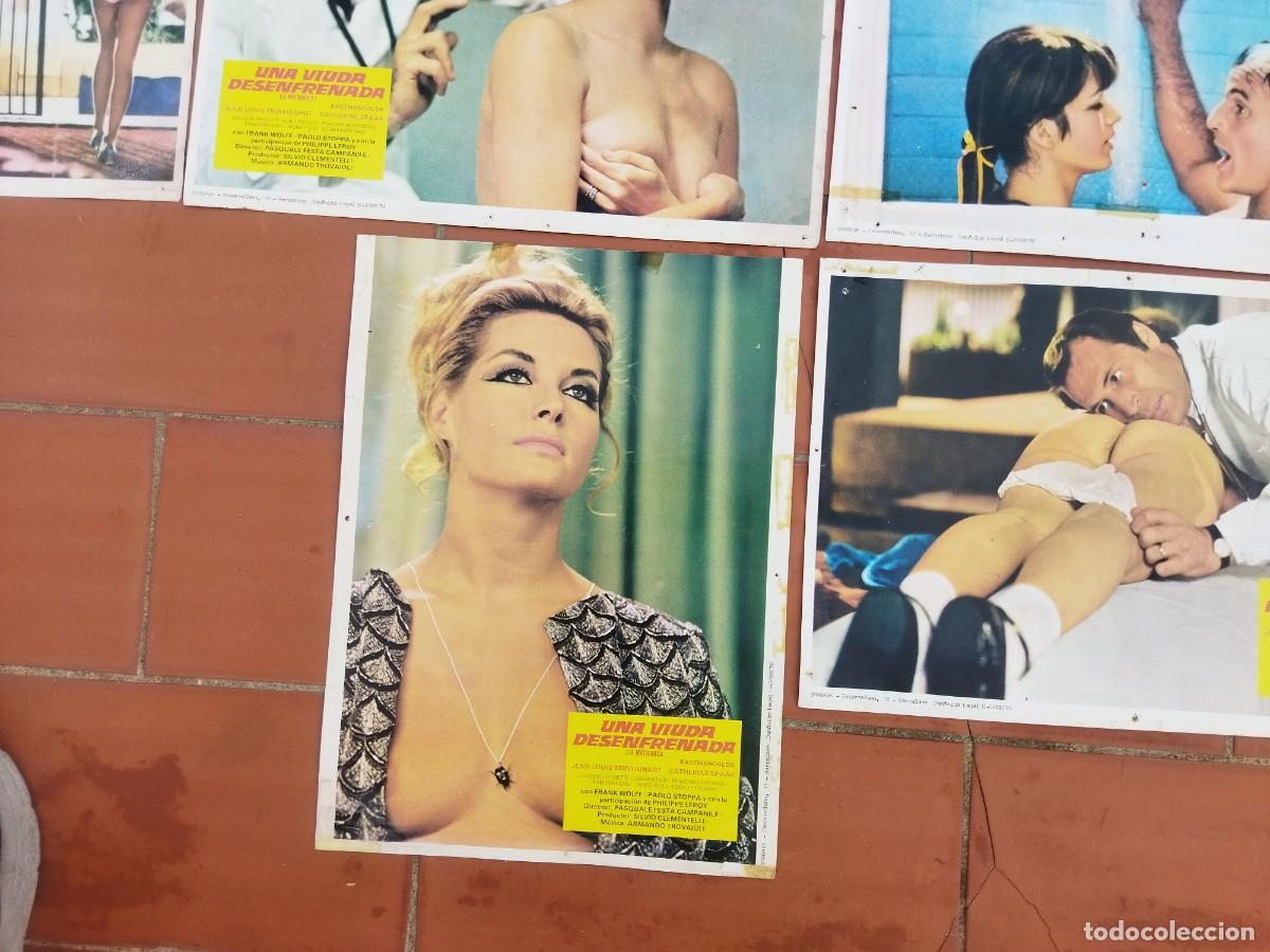 Cinema: fotocromos 8 set completo UNA VIUDA DESENFRENADA la matriarca catherine spaak