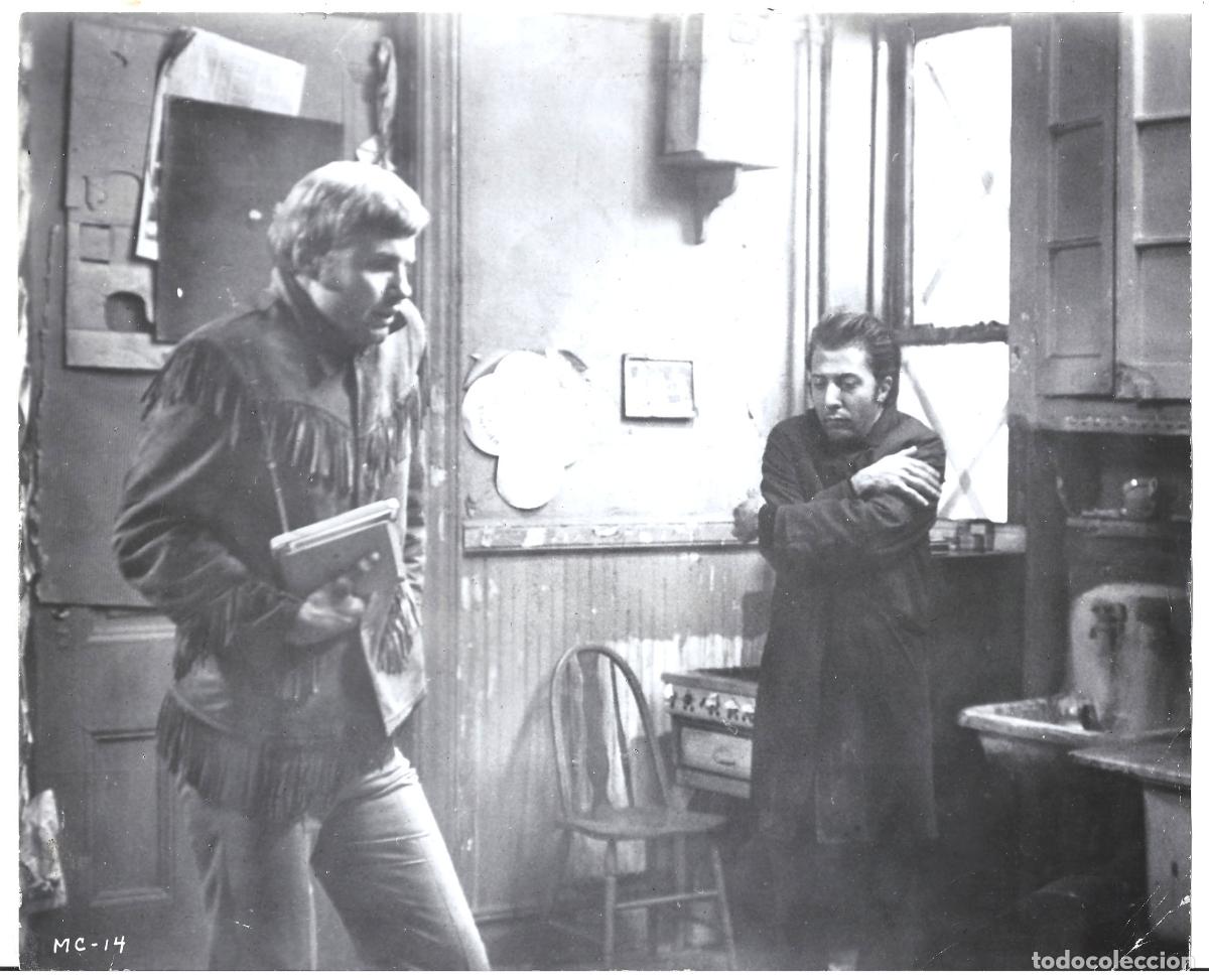 Kino: F35971 JOHN VOIGHT DUSTIN HOFFMAN MIDNIGHT COWBOY FOTO ORIGINAL B/N