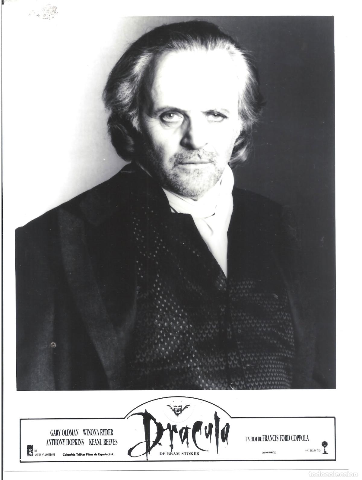 Cin&eacute;ma: F35991 ANTHONY HOPKINS DRACULA FOTO B/N ORIGINAL ESPA&Ntilde;OLA