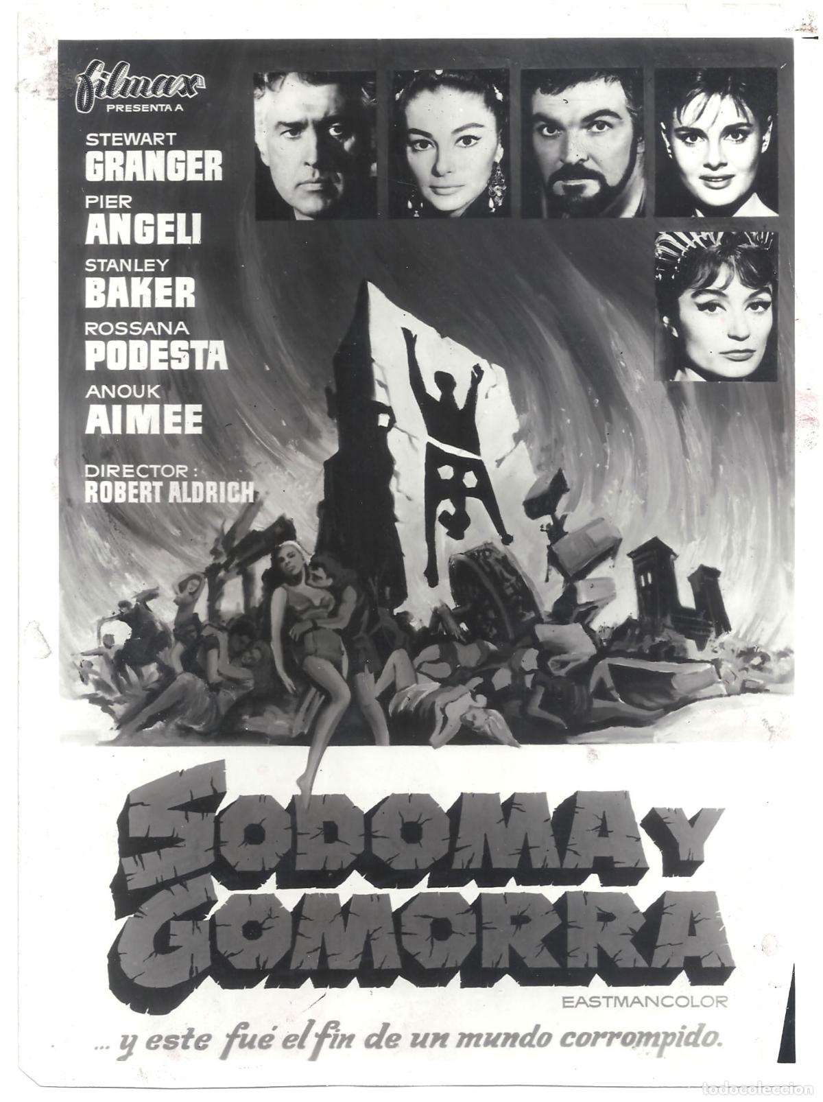 Cinema: F36004 SODOMA Y GOMORRA FOTO B/N ORIGINAL ESPA&Ntilde;OLA