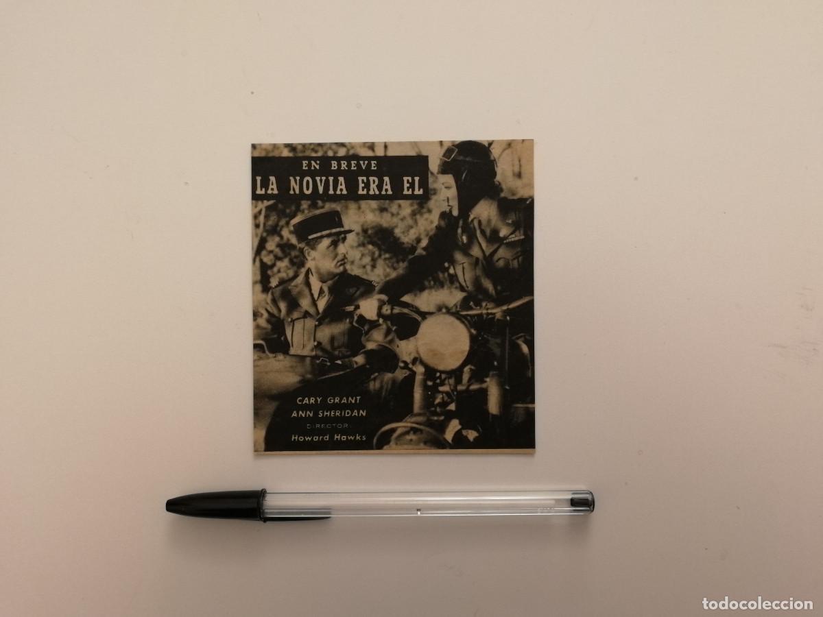 Cin&eacute;ma: TARJETA ACARTONADA - LA NOVIA ERA EL - CARY GRANT