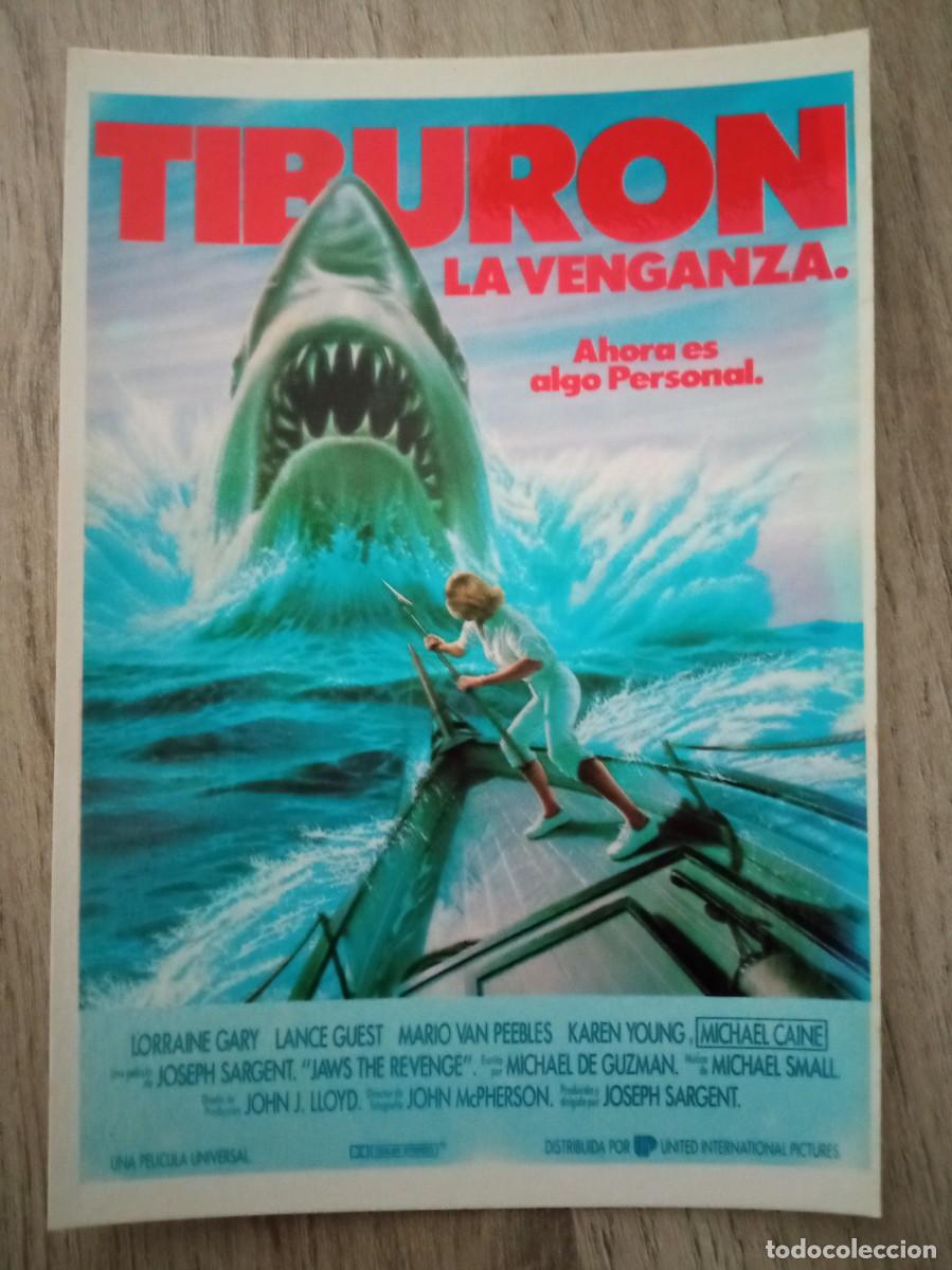 Kino: TIBURON, LA VENGANZA, MICHAEL CAINE, POSTAL