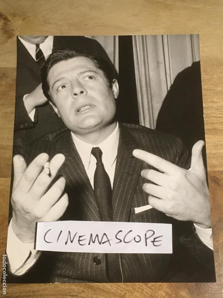 Cin&eacute;ma: marcello mastroianni foto original antigua