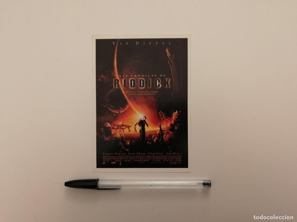 Cinema: FICHA COLECCIONABLE -10*15- LAS CRONICAS DE RIDDICK - PITCH BLACK - VIN DIESEL - CIENCIA FICCION