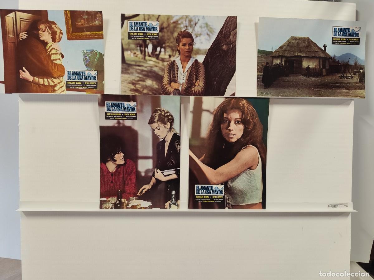 Cine: EL AMANTE DE LA OSA MAYOR. GIULIANO GEMMA, SENTA BERGER. 5 FOTOCROMOS