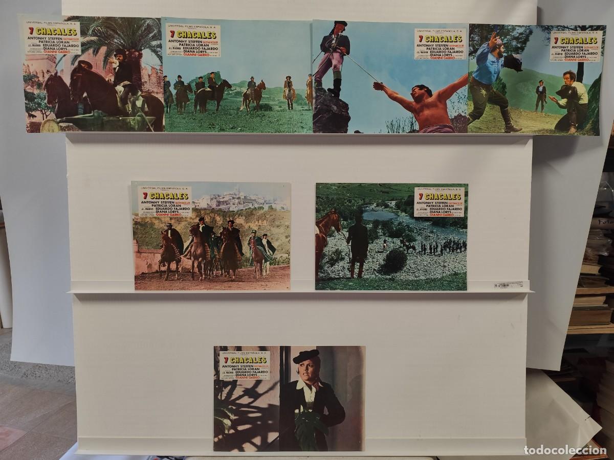 Cine: 7 CHACALES. ANTHONY STEFFEN. 7 FOTOCROMOS