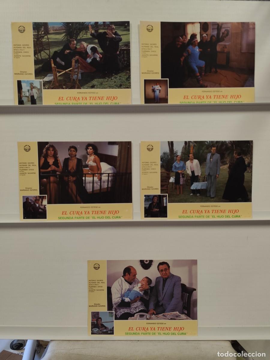 Cine: EL CURA YA TIENE HIJO. FERNANDO ESTESO. 5 FOTOCROMOS