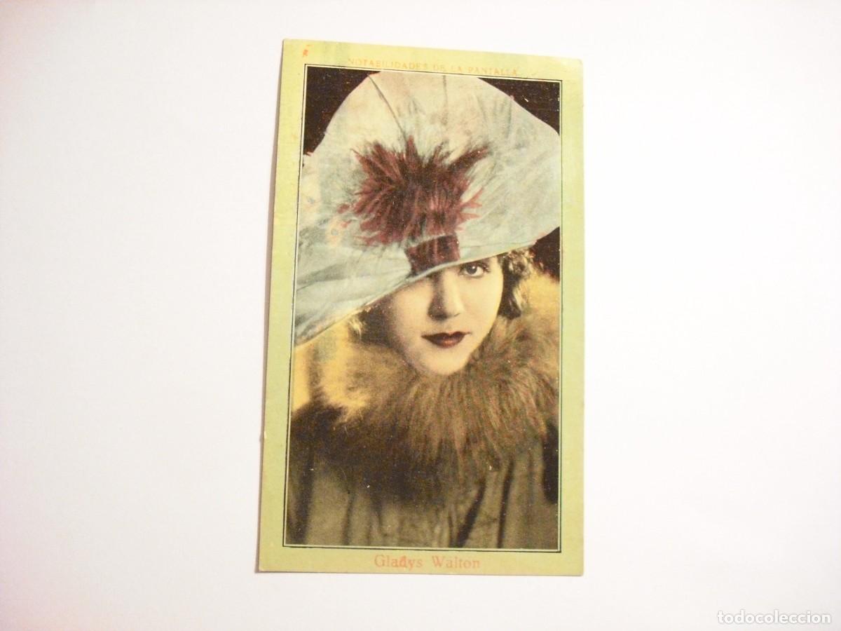 Kino: NOTABILIDADES DE LA PANTALLA. GLADYS WALTON . CHOCOLATES MINERVA