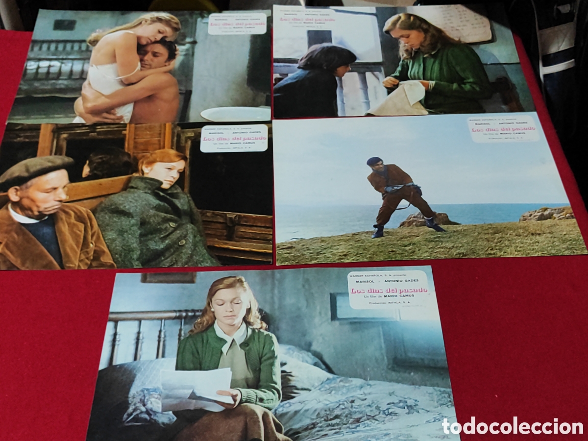 Cine: Lote 5 foto cromos LOS DIAS DEL PASADO MARISOL
