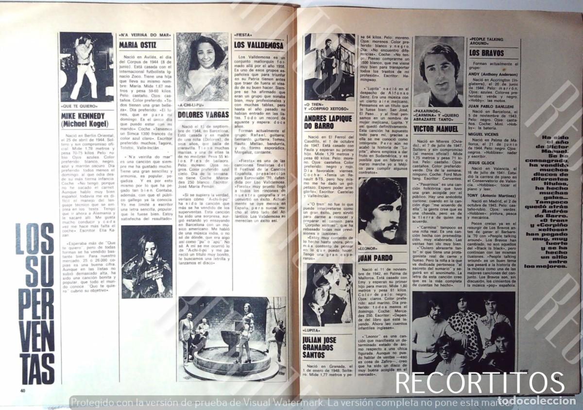 Cin&eacute;ma: MIKE KENNEDY LOS BRAVOS MARIA OSTIZ LOS VALLDEMOSA DOLORES VARGAS VICGTOR MANEUL JUAN PARDO DO BARRO