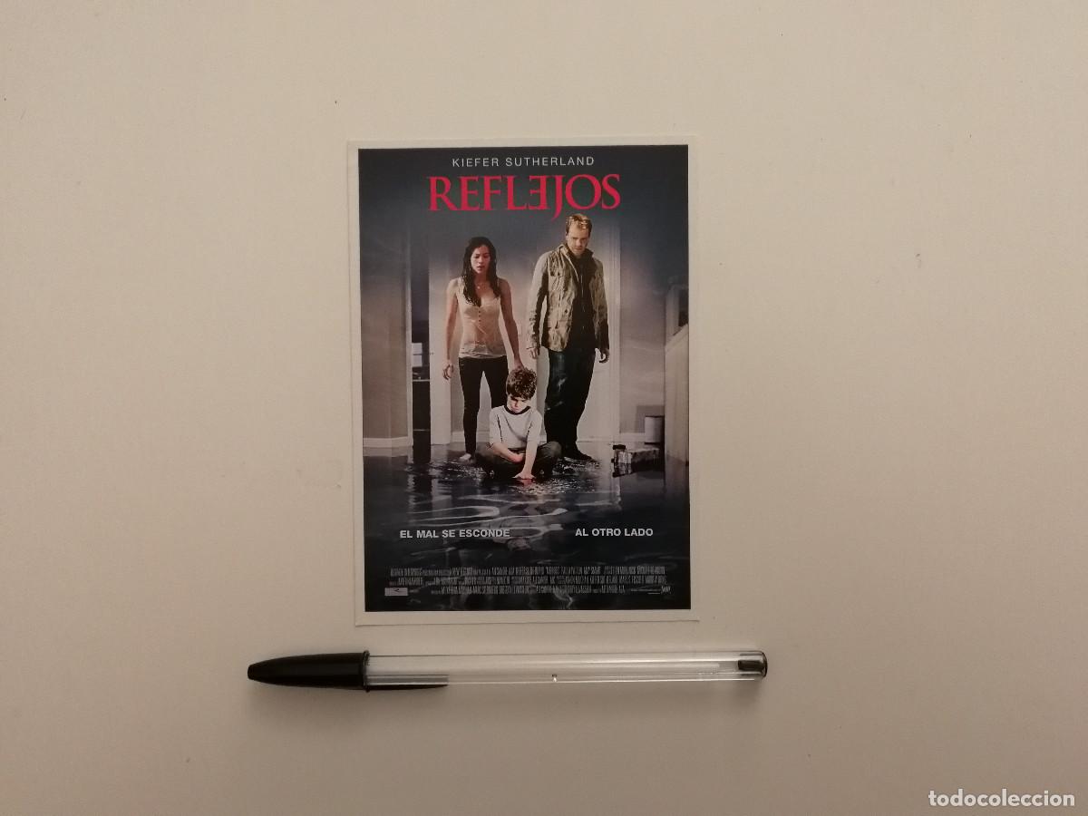 Cine: FICHA COLECCIONABLE -10*15- REFLEJOS - TERROR - KIEFER SUTHERLAND