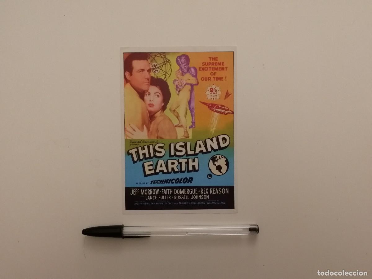 Cine: FICHA COLECCIONABLE -10*15- Regreso a la Tierra - THIS ISLAND EARTH - CIENCIA FICCION - TERROR
