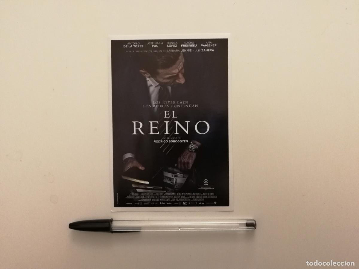 Cine: FICHA COLECCIONABLE -10*15- EL REINO - Rodrigo Sorogoyen - CINE ESPA&Ntilde;OL