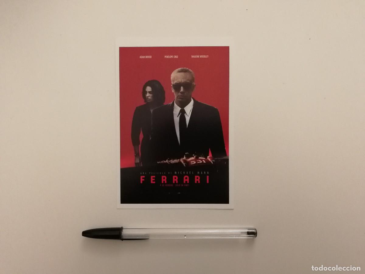 Cine: FICHA COLECCIONABLE -10*15- FERRARI - PENELOPE CRUZ - ADAM DRIVER