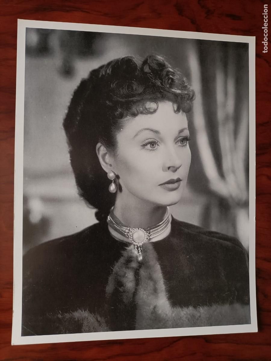 Kino: FOTO Y FICHA DE VIVIEN LEIGH. COLECCI&Oacute;N 25 GRANDES MITOS DE HOLLYWOOD. 26X20 C.M.
