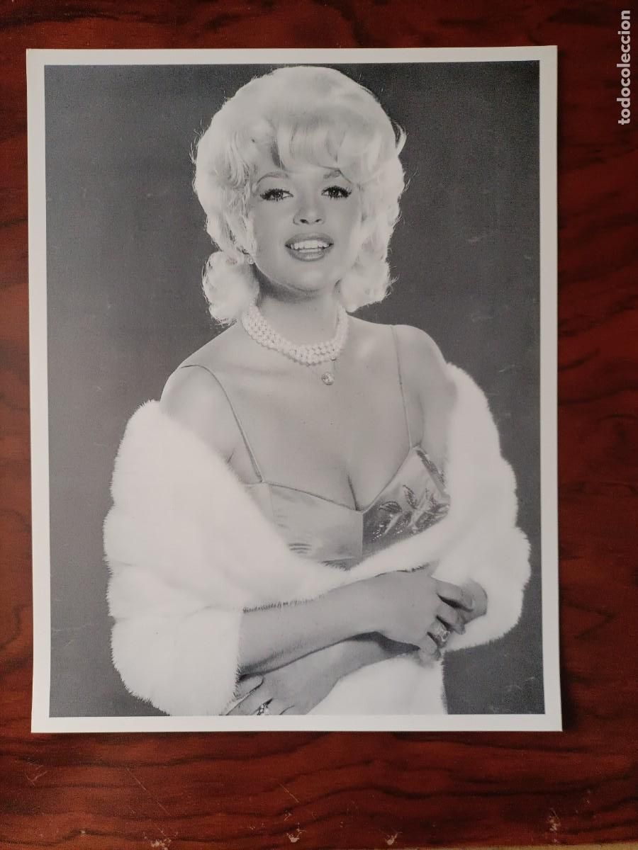 Kino: FOTO Y FICHA DE JAYNE MANSFIELD. COLECCI&Oacute;N 25 GRANDES MITOS DE HOLLYWOOD. 26X20 C.M.