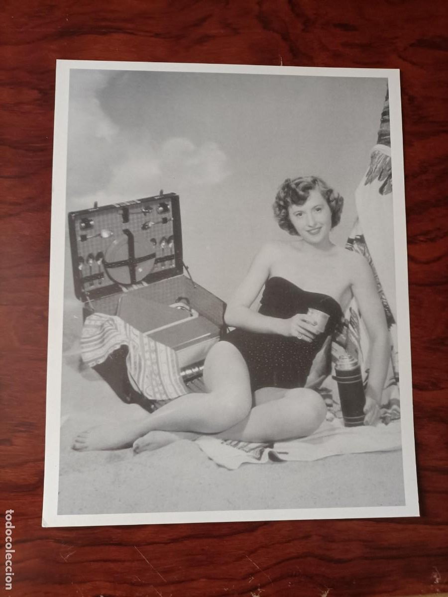 Kino: FOTO Y FICHA DE B&Aacute;RBARA STANWYCK. COLECCI&Oacute;N 25 GRANDES MITOS DE HOLLYWOOD. 26X20 C.M.