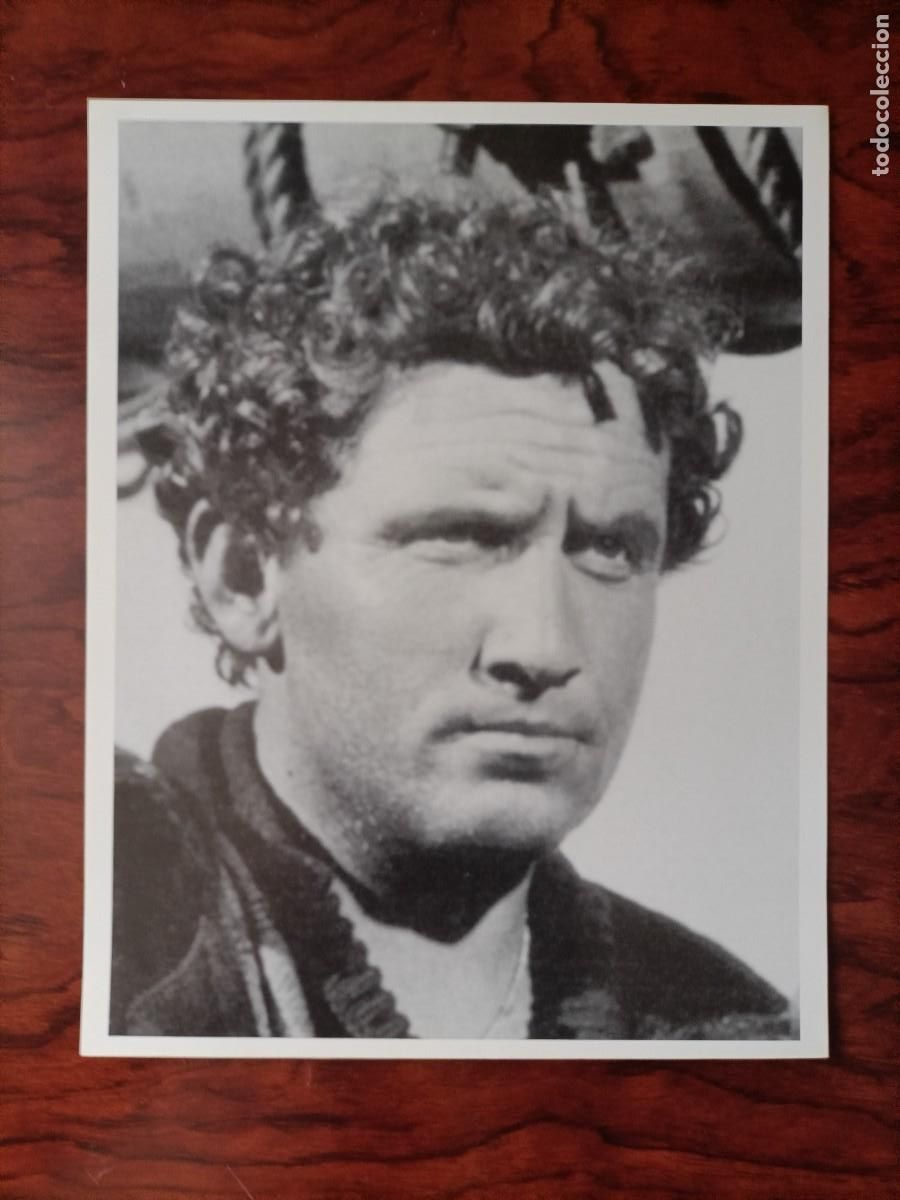 Kino: FOTO FICHA DE SPENCER TRACY. COLECCCI&Oacute;N 25 GRANDES MITOS DE HOLLYWOOD. 26X 20C.M.