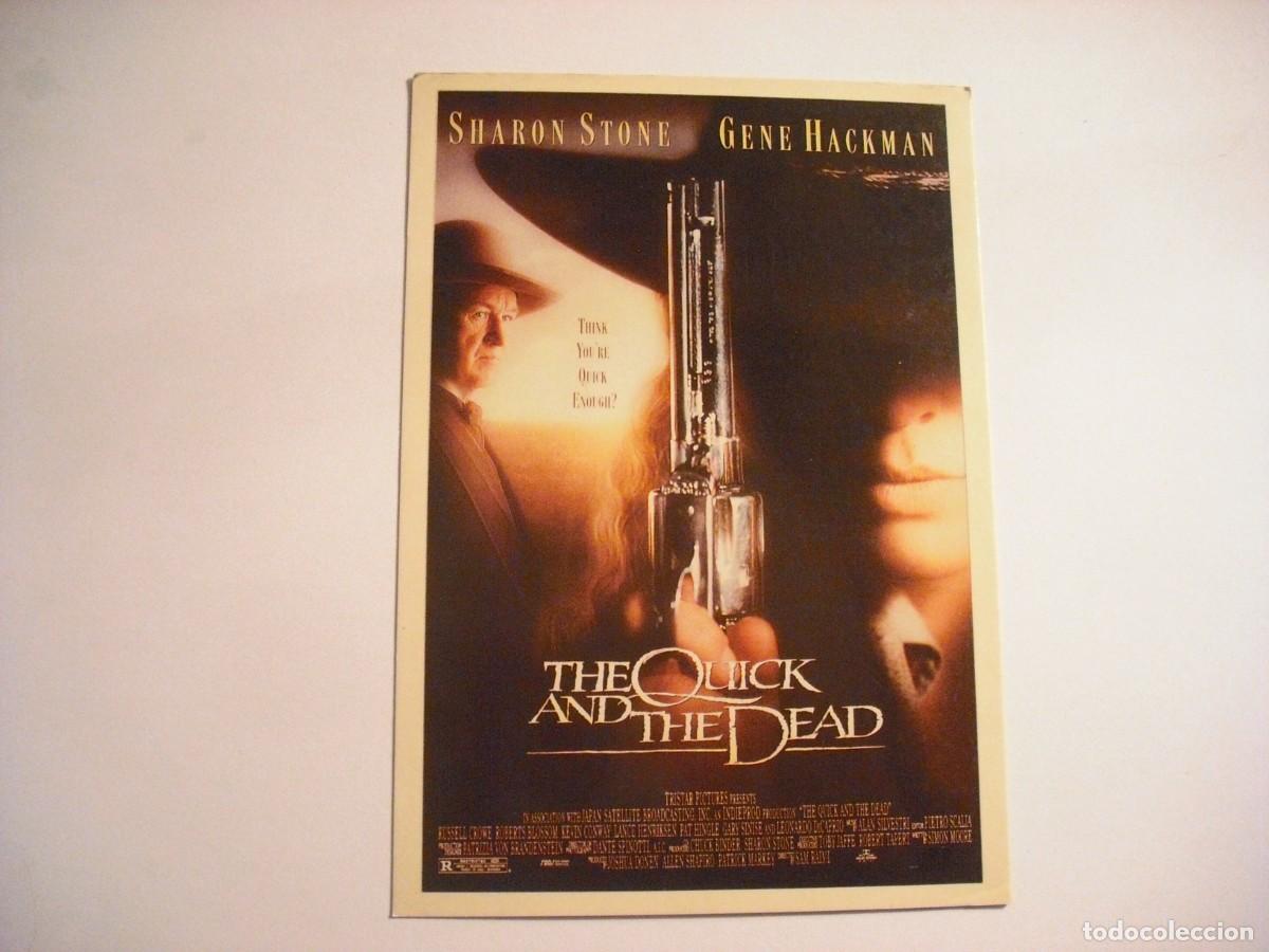 Kino: THE QUIICK AND THE DEAD . SHARON STONE, GENE HACKMAN, POSTAL