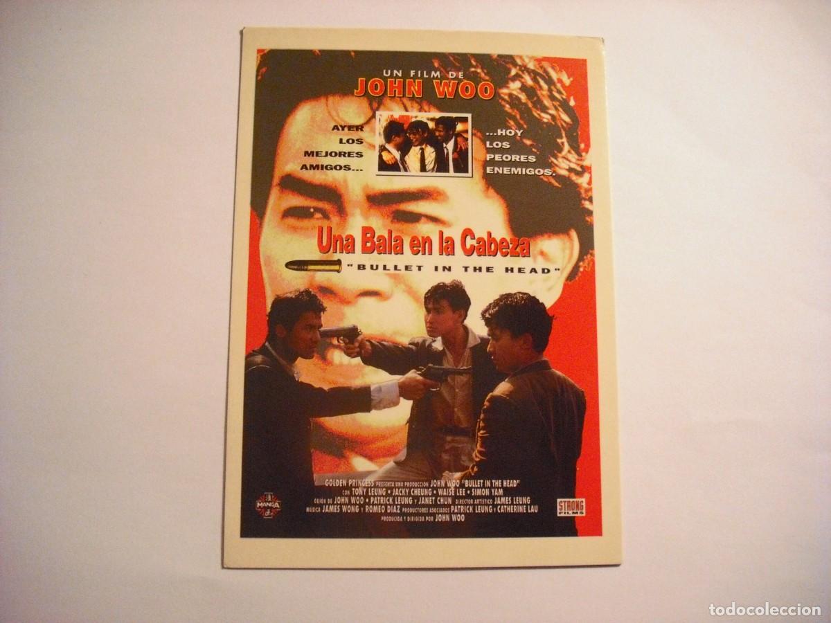 Kino: UNA BALA EN LA CABEZA , JHON WOO , POSTAL