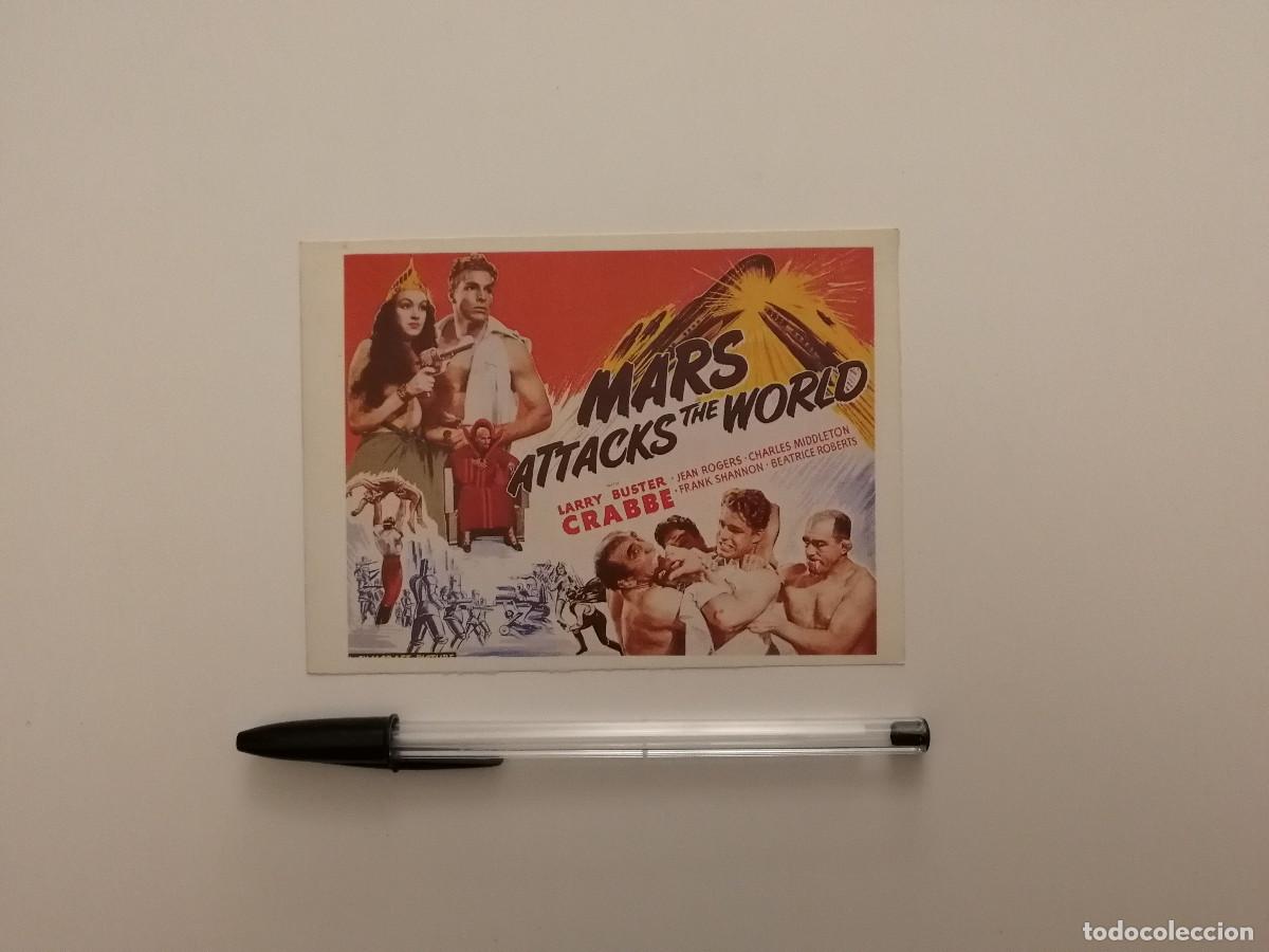 Cinema: TARJETA ACARTONADA -9*13- MARS ATTACKS THE WORLD - FLASH GORDON