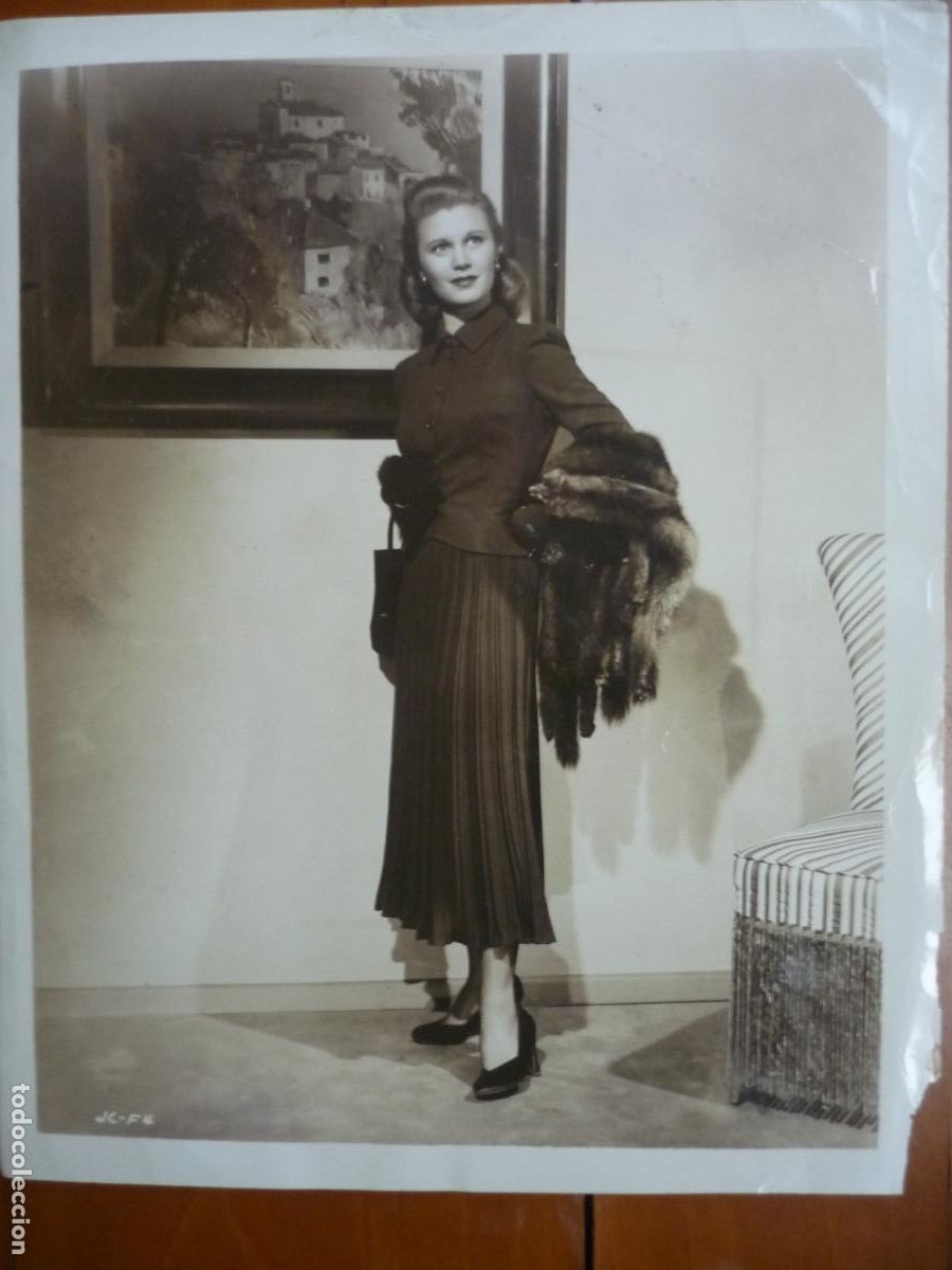 Kino: joan caulfield - foto original b/n - hollywood actress