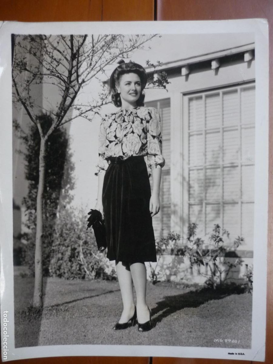 Kino: donna reed - foto original b/n - hollywood actress
