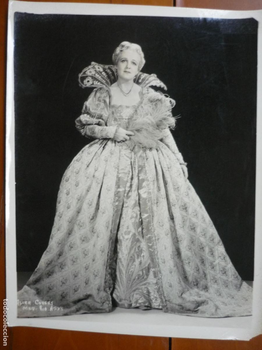 Kino: alice covert - foto original b/n - hollywood actress