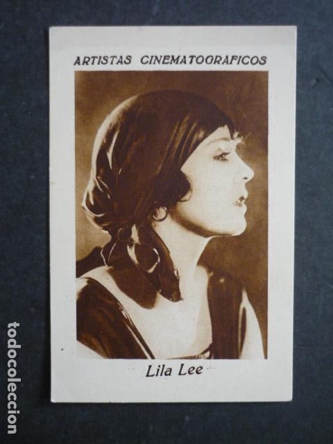 Cin&eacute;ma: LILA LEE ACTRIZ CROMO COLECCION ARTISTAS CINEMATOGRAFICOS PUBLICIDAD RECORTABLES LA TIJERA 1928