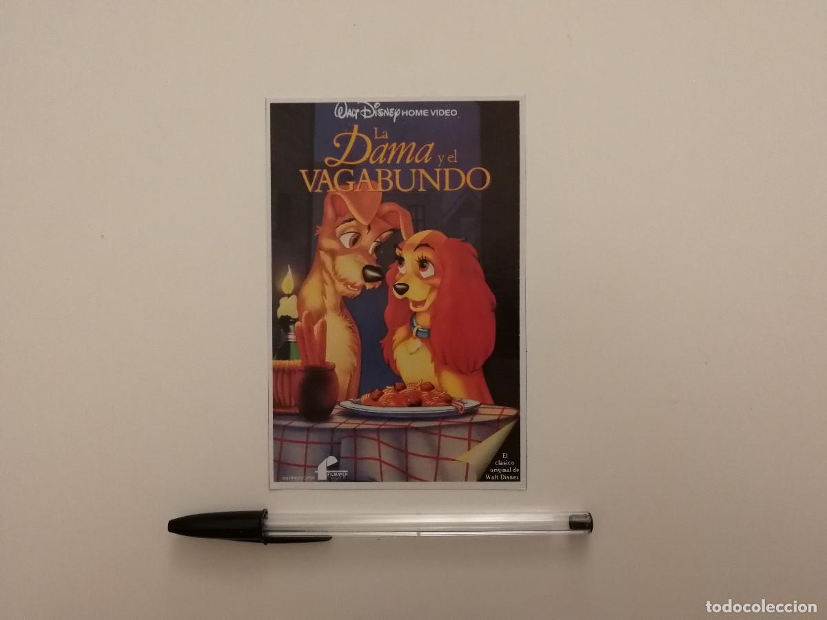 Kino: TARJETA ACARTONADA -9*13- LA DAMA Y EL VAGABUNDO - WALT DISNEY