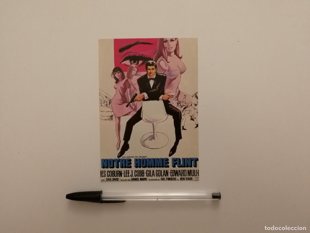 Kino: TARJETA ACARTONADA -10*15- FLINT AGENTE SECRETO - JAMES COBURN