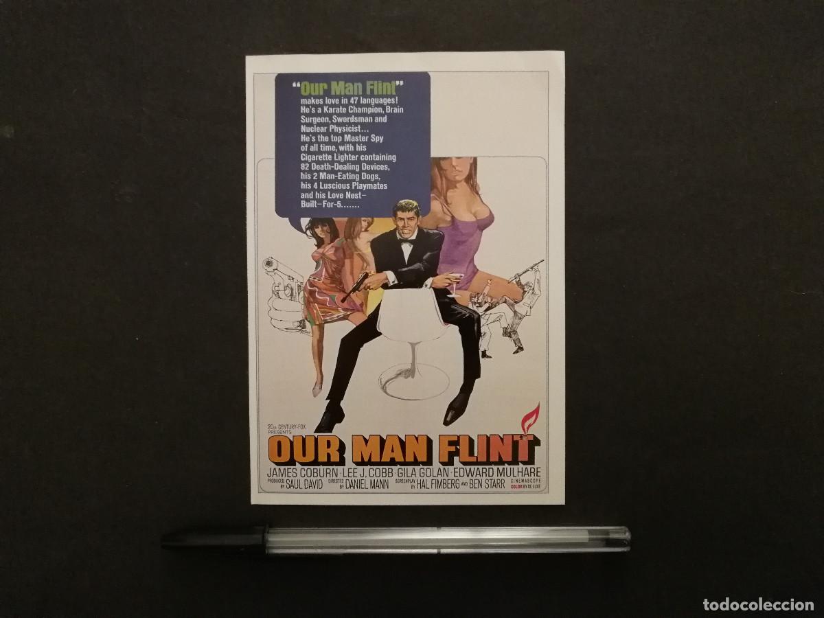 Kino: FICHA COLECCIONABLE -10*15- FLINT AGENTE SECRETO - JAMES COBURN