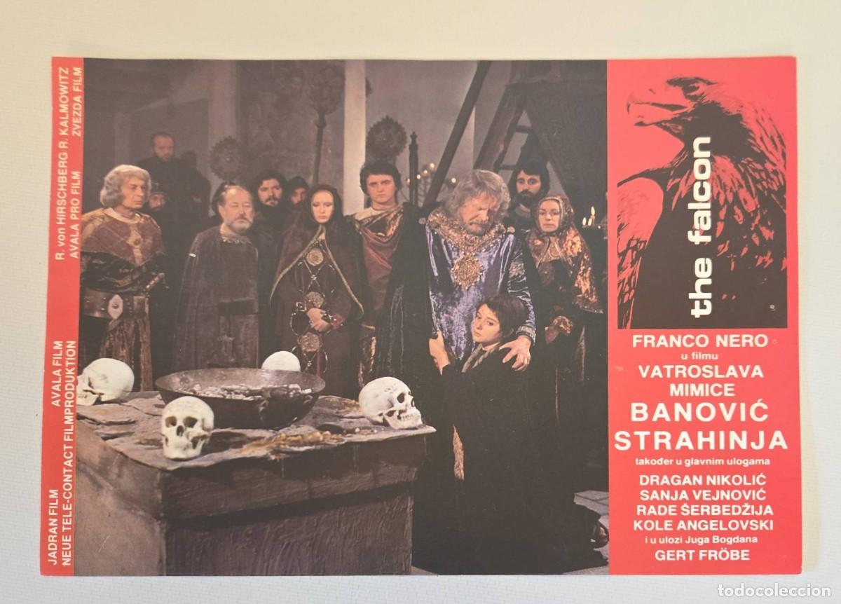 Kino: THE FALCON (1981, Franco Nero) &ndash; lot of 8 lobby cards (Yugoslavia)