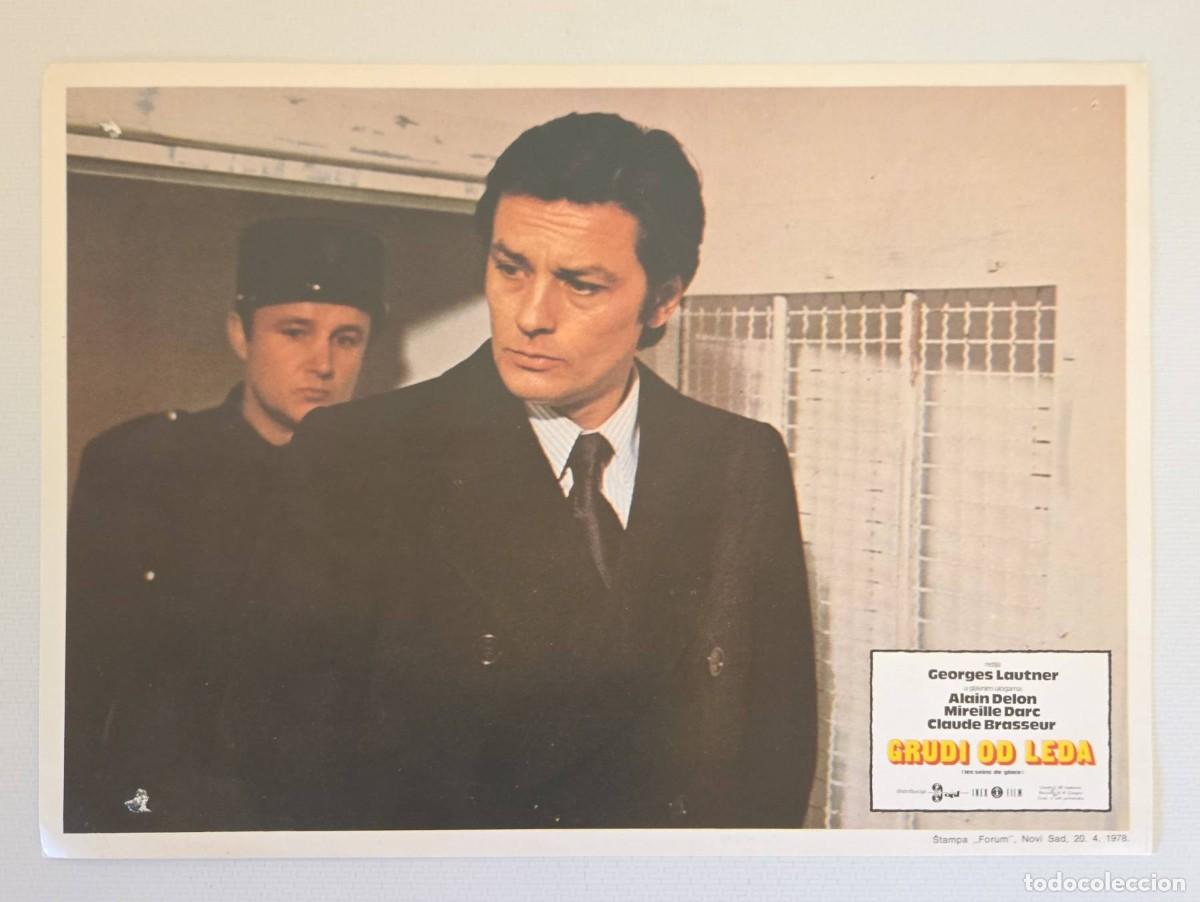 Kino: LES SEINS DE GLACE / ICY BREASTS (1974, Alain Delon) &ndash; lot of 7 lobby cards (Yugoslavia)
