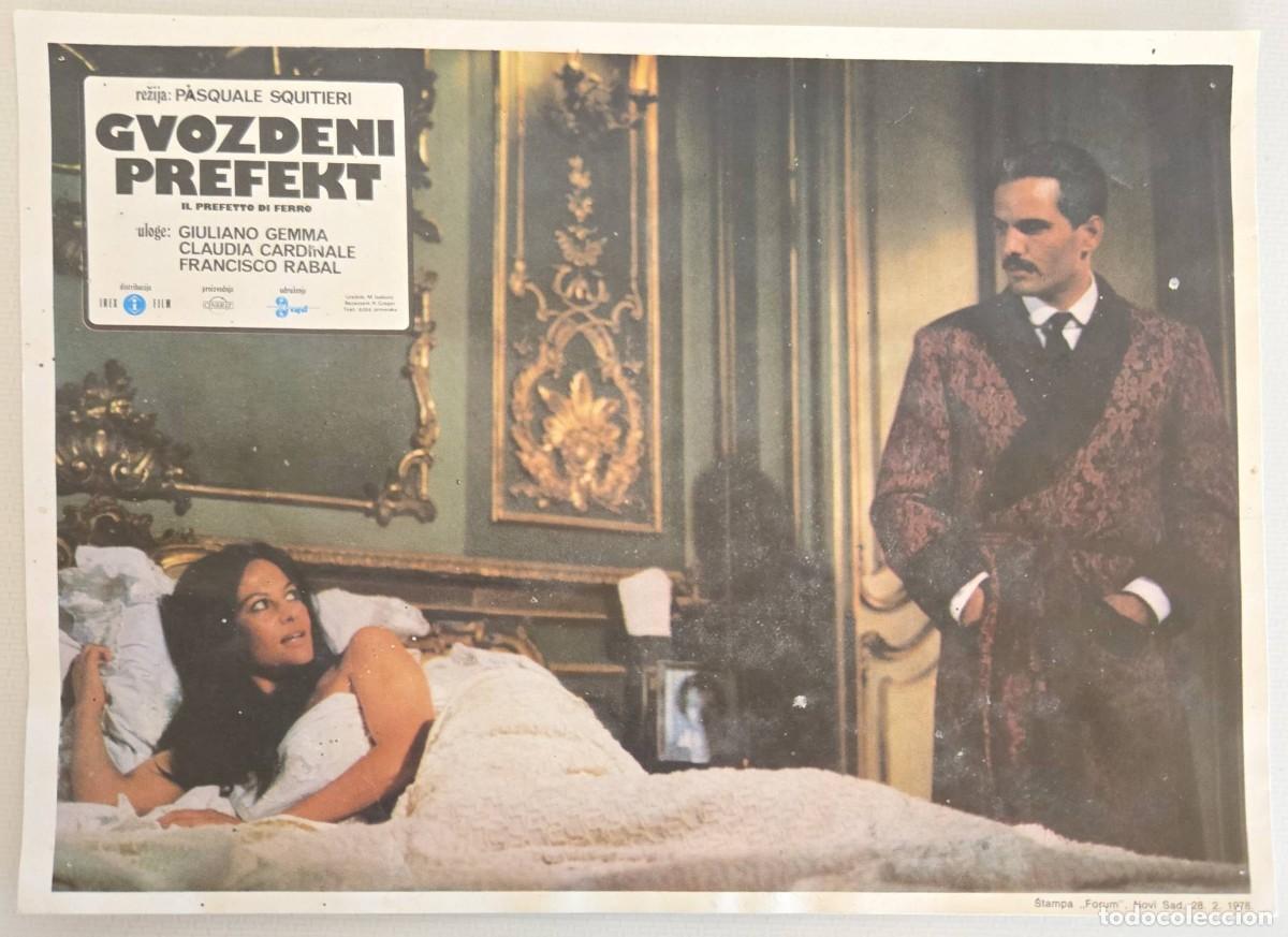 Kino: IL PREFETTO DI FERRO The Iron Prefect, 1977 Giuliano Gemma Claudia Cardinale Set of 7 Lobby Cards