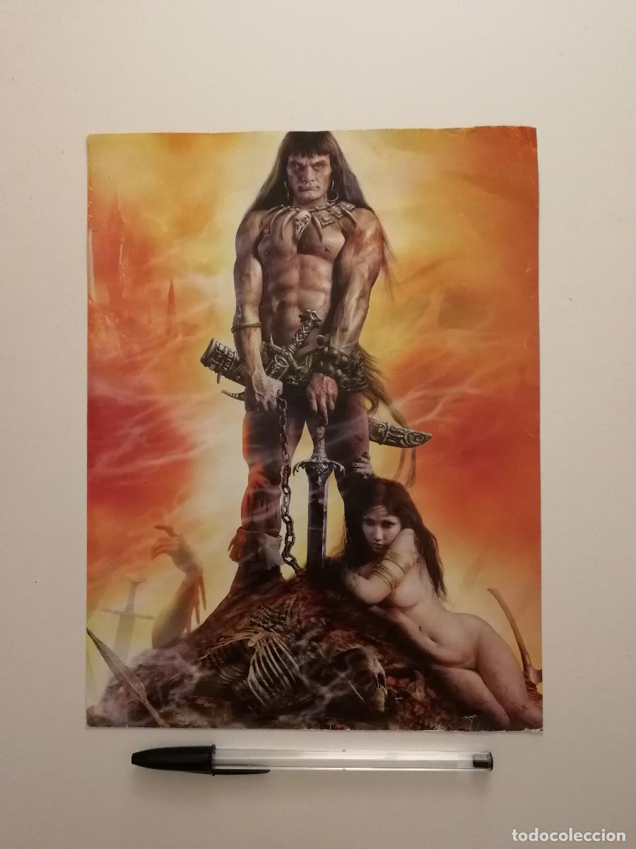 Cin&eacute;ma: LAMINA ACARTONADA -20*25- CONAN EL BARBARO