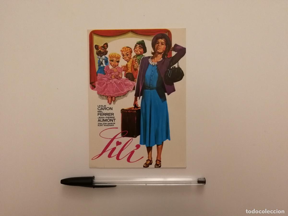 Cine: TARJETA ORIGINAL -10*15- LILI - LESLIE CARON
