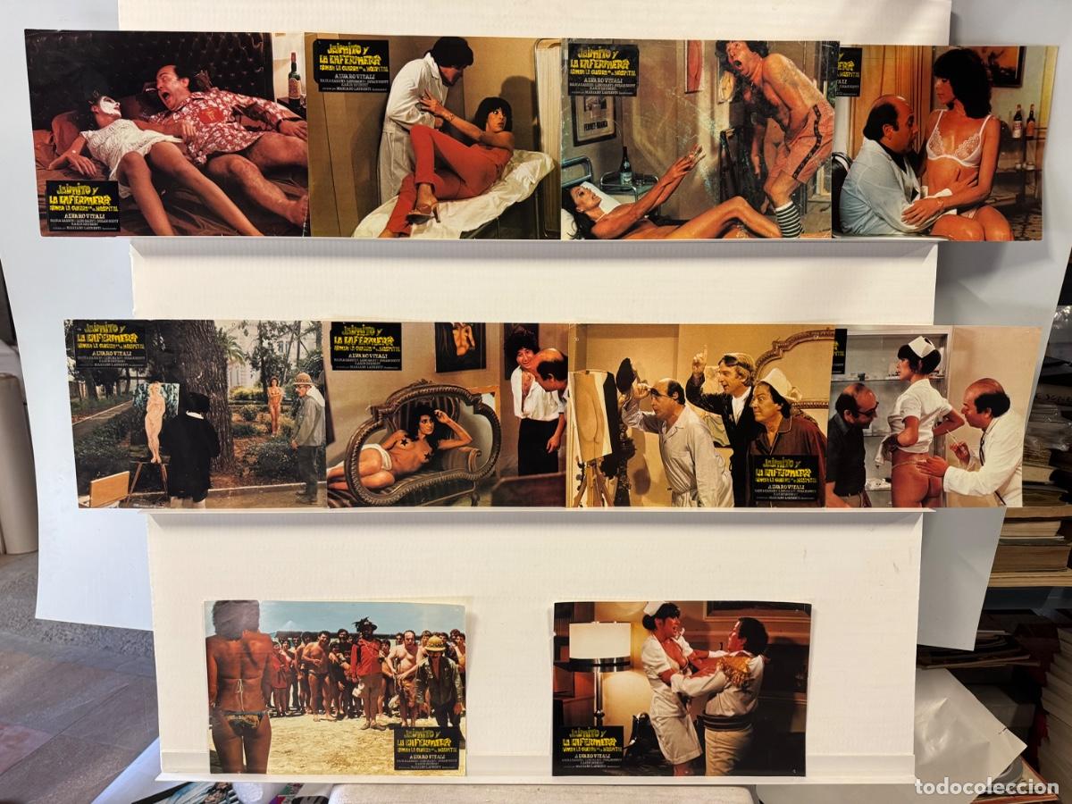 Cine: Jaimito y la enfermera, Alvaro Vitali, 10 fotocromos