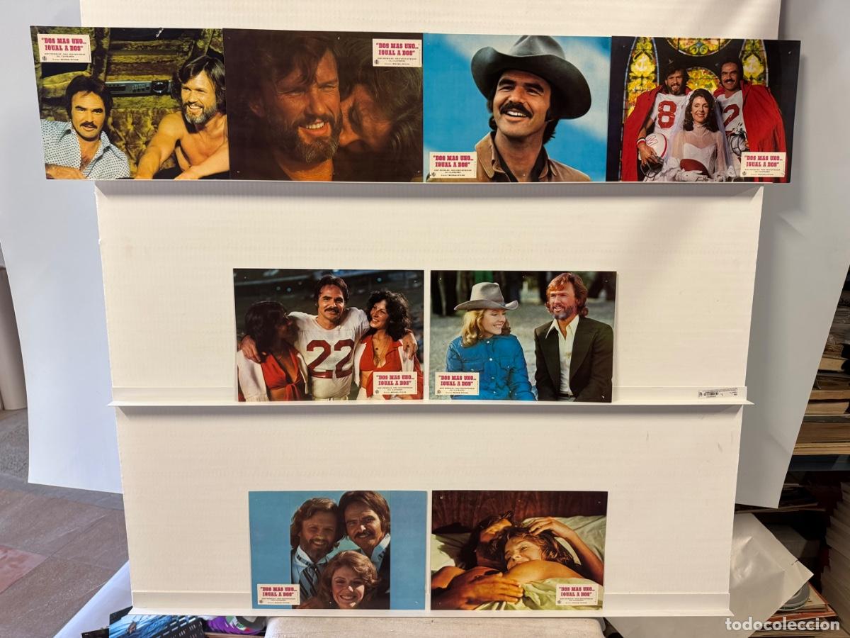 Cine: Dos mas uno igual a dos, Burt Reynolds, 8 fotocromos